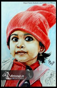 Colour Pencil Drawings Of Baby 02